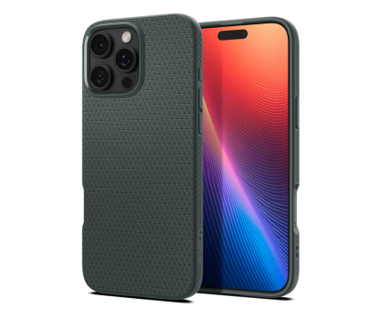 Etui do telefonów SPIGEN Liquid Air do iPhone 16 Pro Max Abyss Green ACS07990